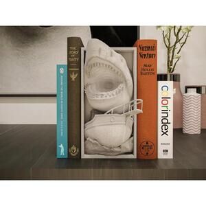 Jaws Book Nook and Wall Mount - Shark Horror Bookshelf Insert Decor
